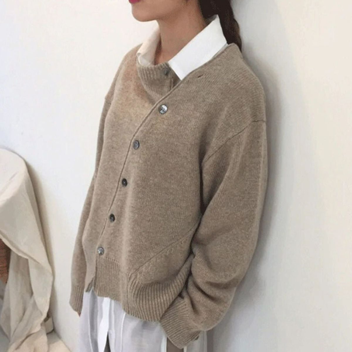Morvellia Cardigan Sweater Longline Style